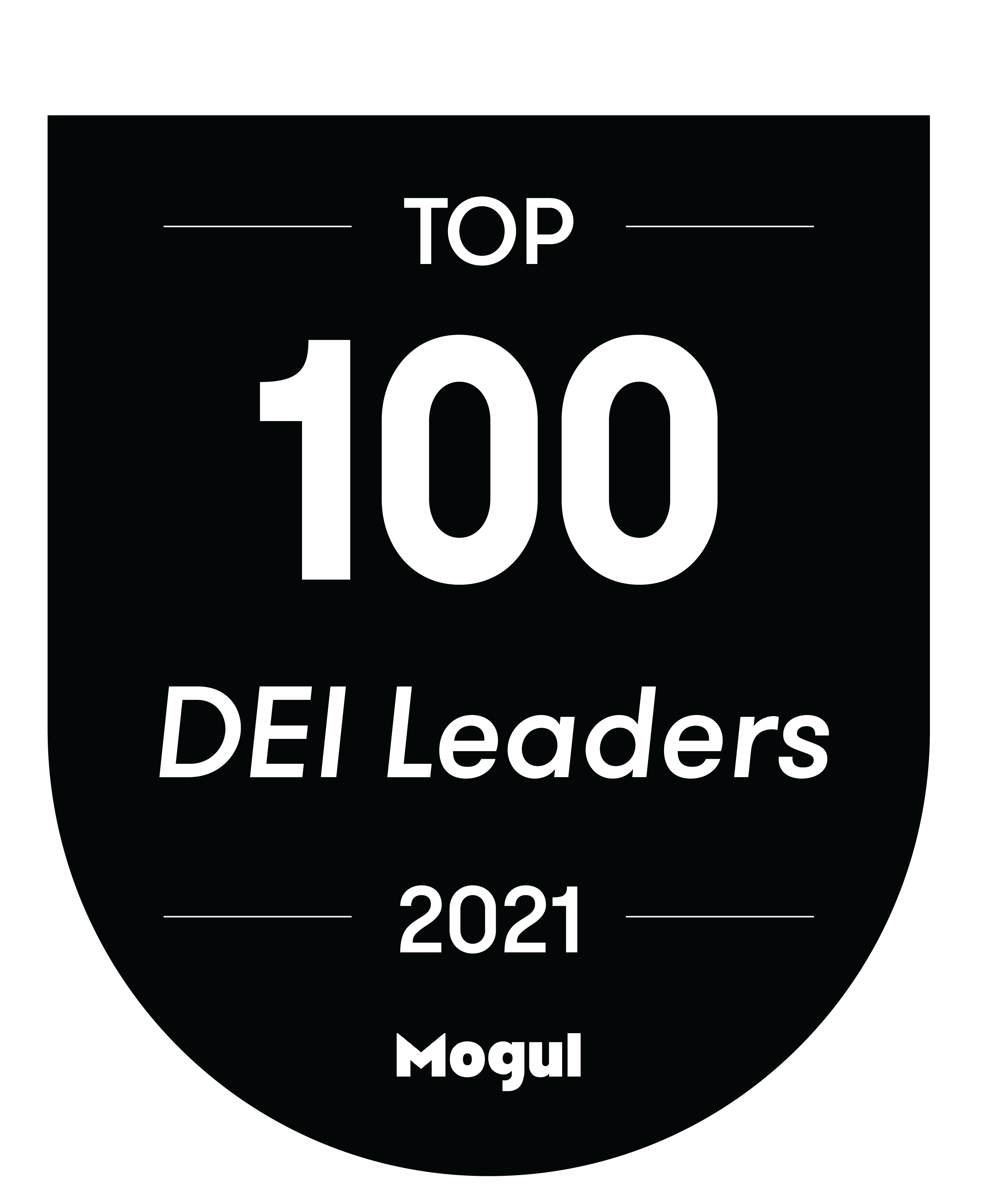 Top 100 DEI Leader Badge 2021